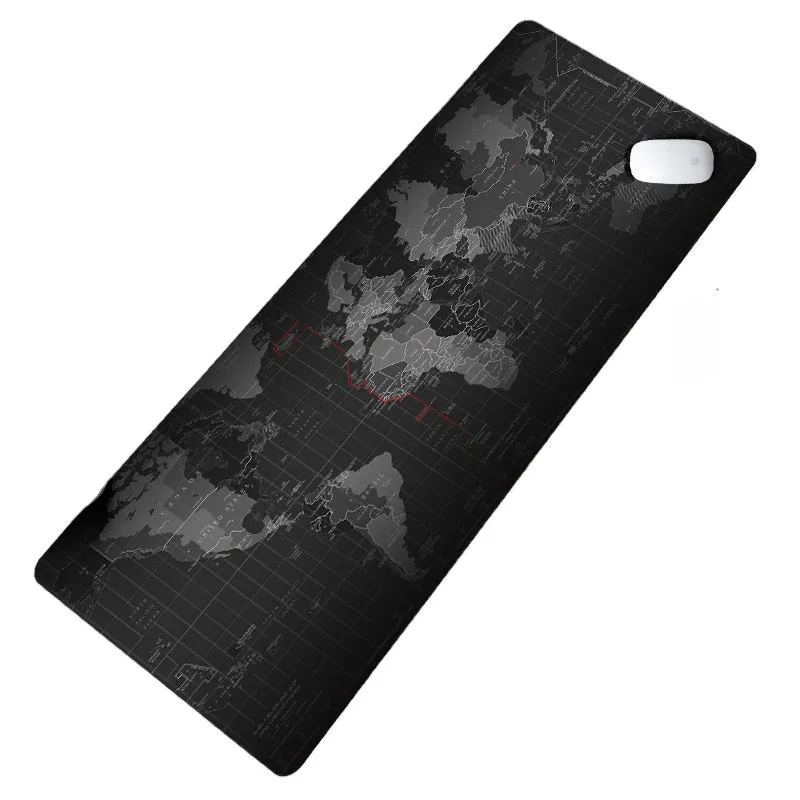 Office Mouse Pad - World Map - Gaming Large Size 30cmx70cm,11-8 inches X 27.5 inches hover