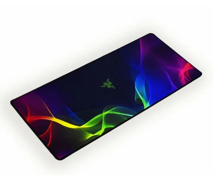 Razer Chroma Wave Extended Gaming Mouse Pad – RGB Rainbow Design (700mm x 300mm x 2mm)
