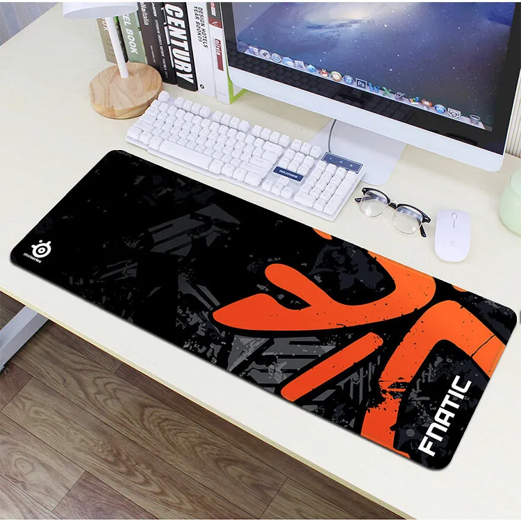 Fnatic Gaming Extended Mouse Pad – Black/Orange Design (700mm x 300mm x 2mm)