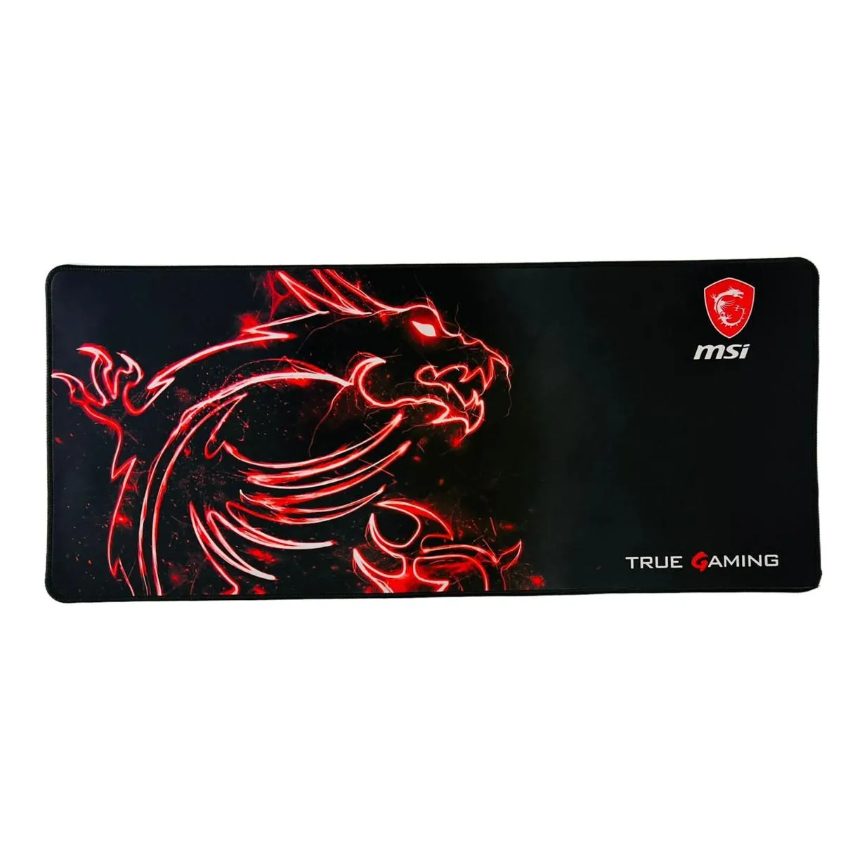 MSI True Gaming Extended Mouse Pad – Red Dragon Design (700mm x 300mm x 2mm)