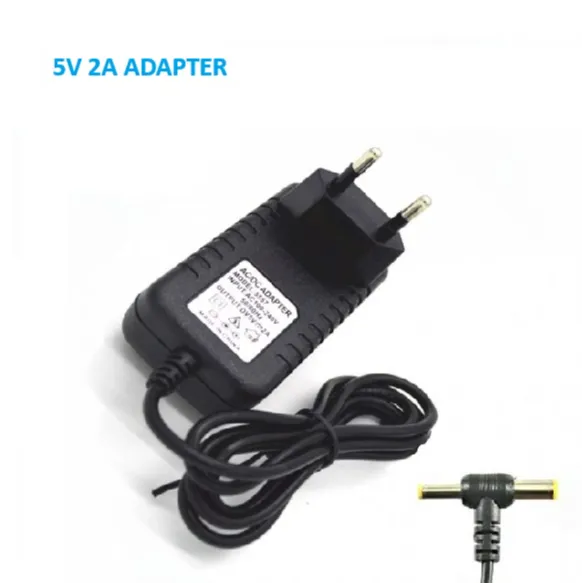 2Amp 5V Chargers AC 220V To DC 5V 2A Power Supply Adapters With 5.5×2.1mm JACK & Cables Wall Plug Charger Power Supply 5V 2Amp Adapters